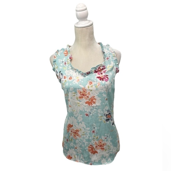 L C Lauren Conrad Blouses Layering Top Sleeveless Blouse Summer Tops Size L - Picture 1 of 6